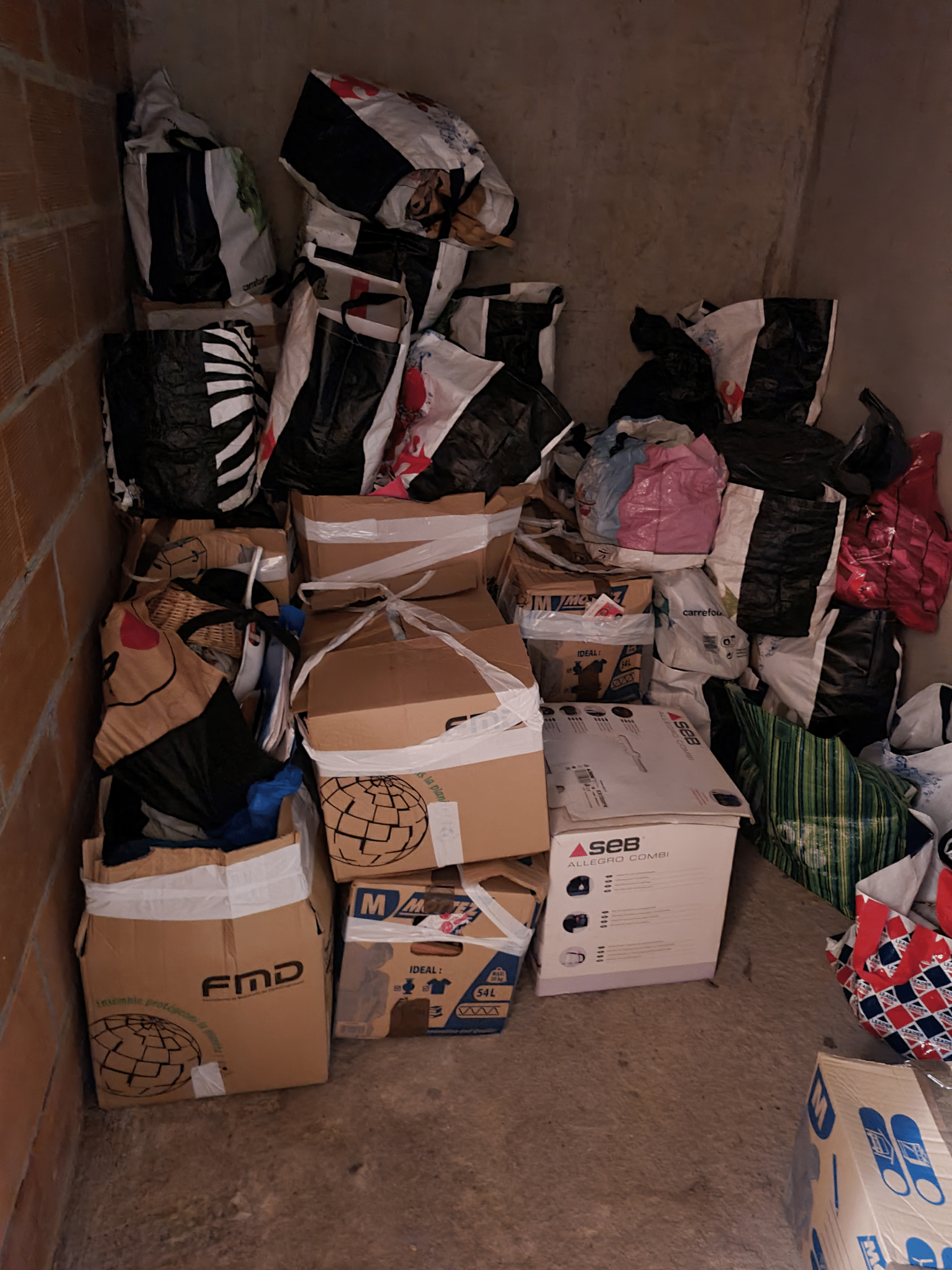 Débarras cave après déménagement